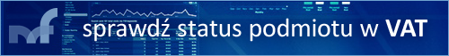 Sprawdź status VAT - BIAŁA LISTA PODATNIKÓW Sprawdź status VAT - BIAŁA LISTA PODATNIKÓW